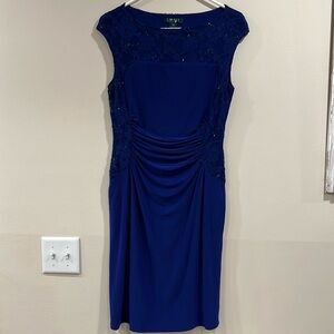 🔥Ralph Lauren Blue Lace Detail Dress🔥